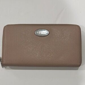 Furla Old Rose Wallet with Silver Accent